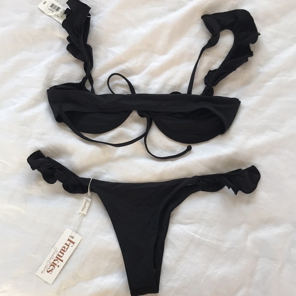 NWT Frankies Bikinis Birdie Ali Set S M - Picture 4 of 8